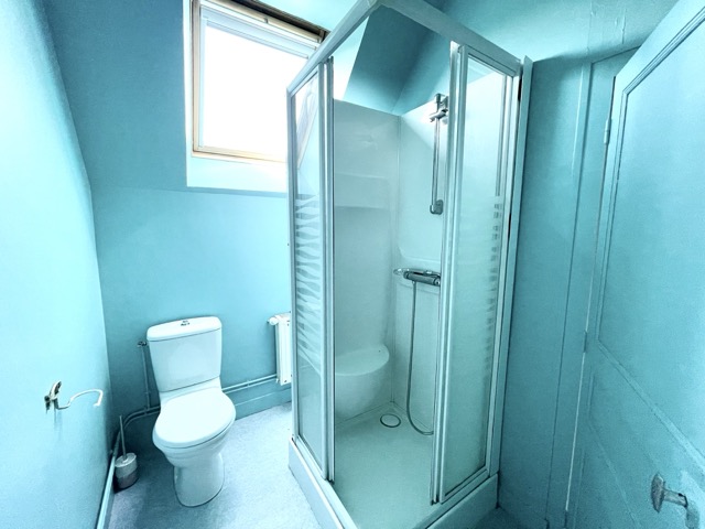 Salle d'eau — douche et WC
